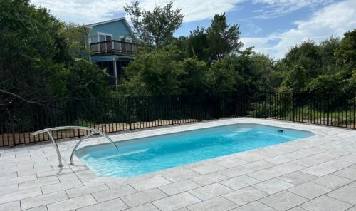 Elevation Carya Coping & Treads